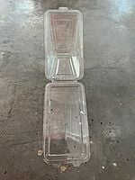 Empaque Wedge Transparente con Tapa para Sandwich (1x250)