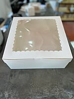 Caja Kraft Blanca Pastel 12x12x5