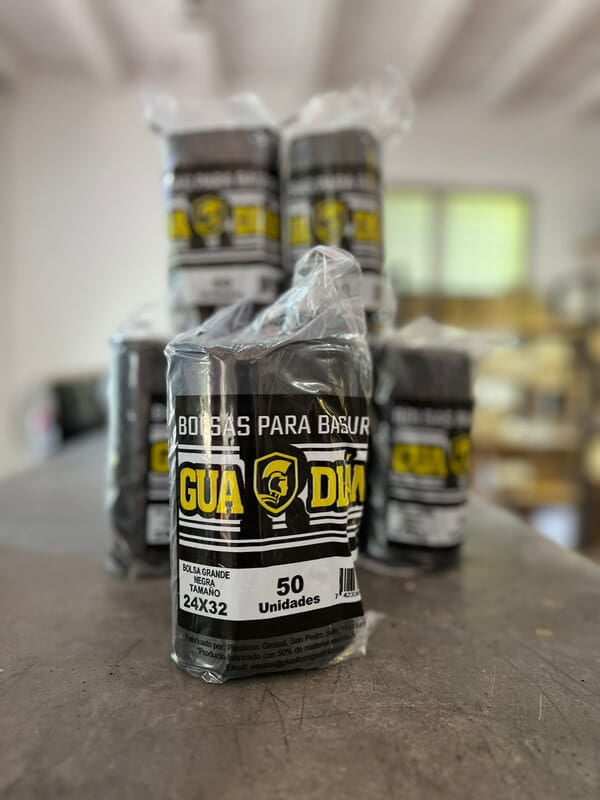 Bolsa guardian 24x32 p/basura grande 50x20