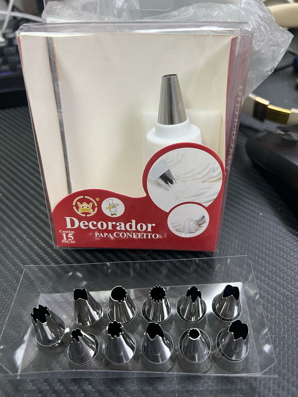 Set de Duyas C/Bolsa Blanca y Acoplador 15pcs